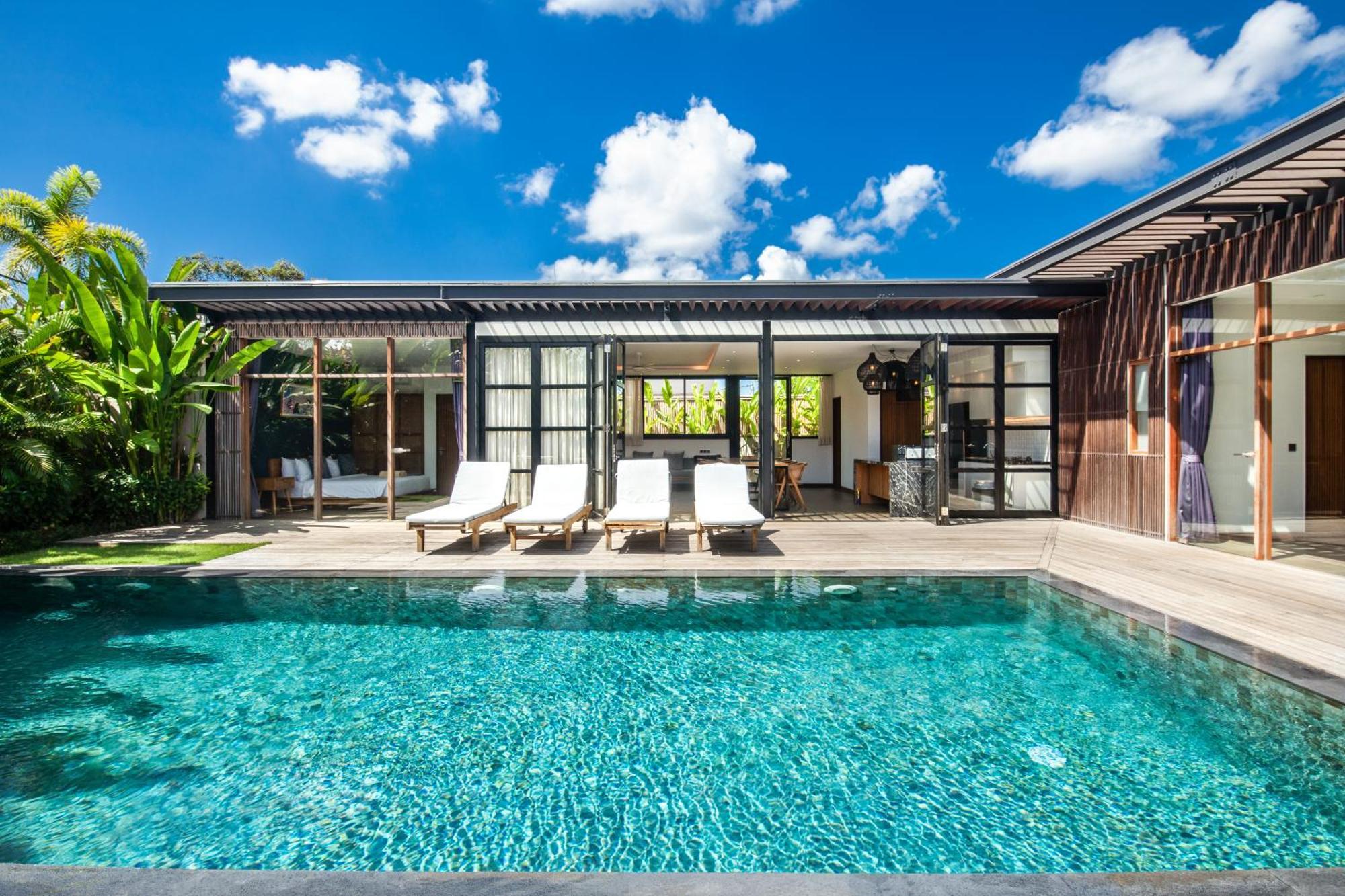 Brand New 5 Bedroom Villa Enclosed Living Room Canggu Buitenkant foto